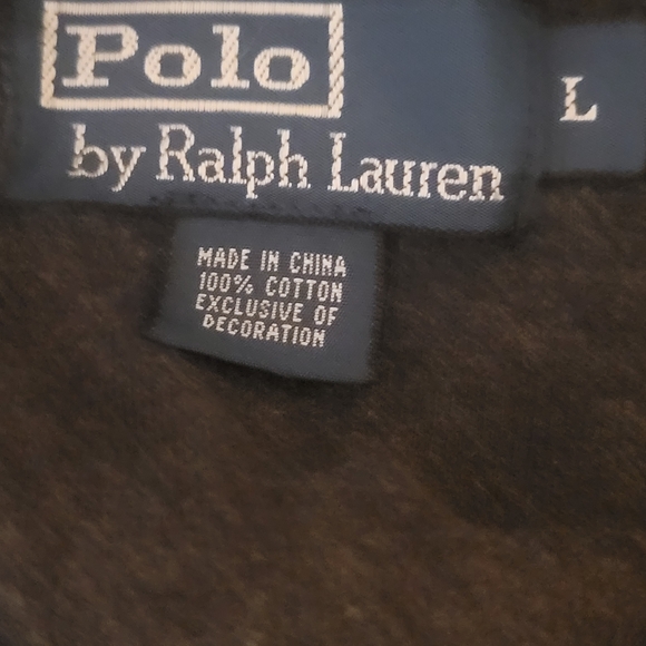 Ralph Lauren Polo Dark Gray Cotton Top - Picture 3 of 3